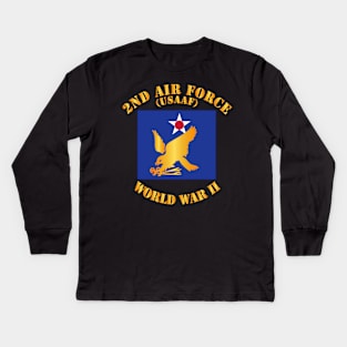 AAC - 2nd Air Force Kids Long Sleeve T-Shirt